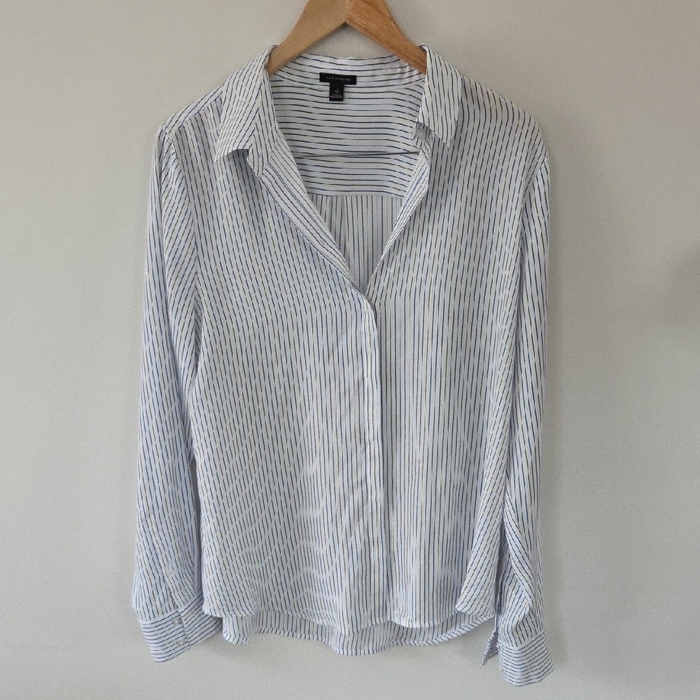 Ann Taylor Striped Blouse